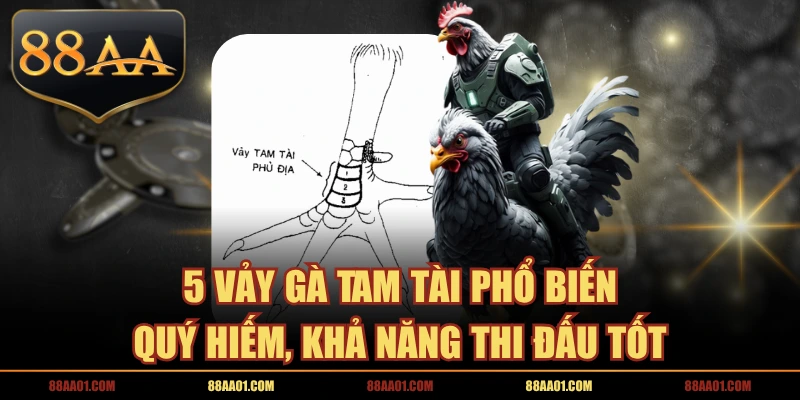 5 Vảy Gà Tam Tài Phổ Biến, Quý Hiếm, Khả Năng Thi Đấu Tốt