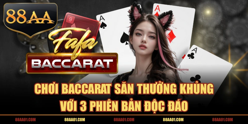 Chơi Baccarat Săn Thưởng Khủng Với 3 Phiên Bản Độc Đáo