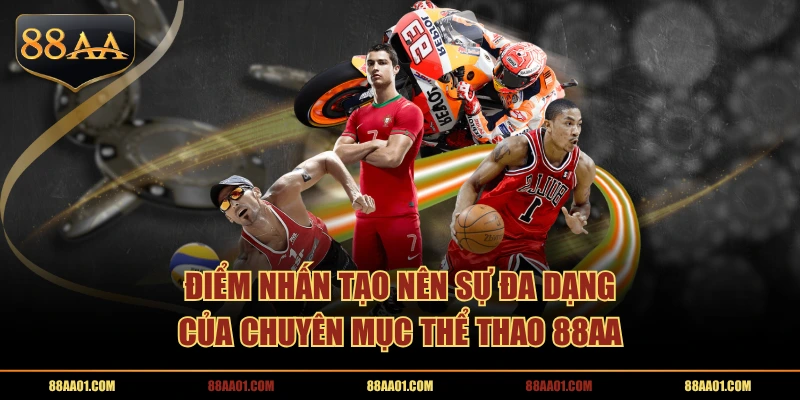 Điểm nhấn tạo nên sự đa dạng của chuyên mục Thể thao 88AA