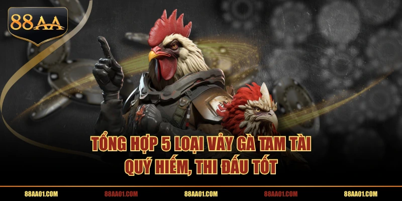 Tổng hợp 5 loại vảy gà Tam Tài quý hiếm, thi đấu tốt